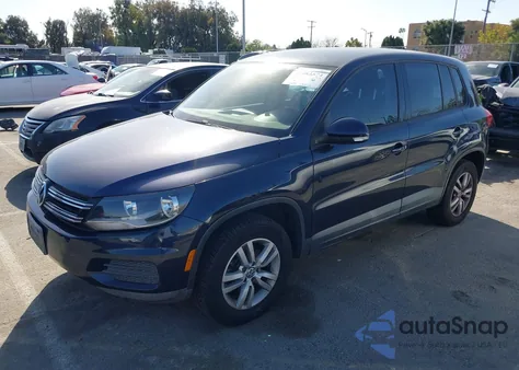 2013 Volkswagen Tiguan S z USA, uszkodzony, nr VIN WVGAV3AX3DW581365